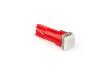 Лампа безцокольная малая 24 V 1,2 (50*50) SMD Красный