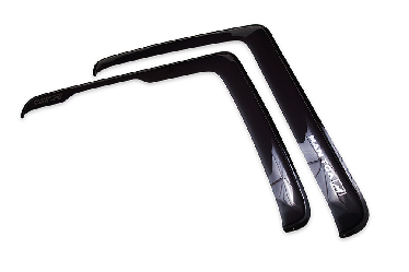 Дефлектор MAN TGA (большой угол) Черный с вырезом под зеркало