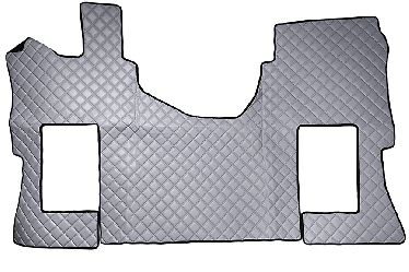 Коврик стеганый на MERCEDES ACTROS MPIV с 2011 г плоский пол сид. пассаж. аморт. (Серый)