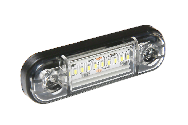 Габарит светодиодный 160 MINI 10 LED Ряд (Белый) 24V