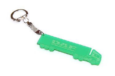 Брелок для автоключей оргстекло DAF (зеленый) 