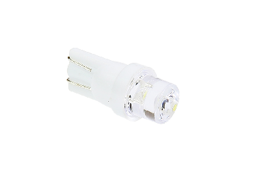 Лампа безцокольная диодная 24 V W2.1х9.5d 1 LED белая