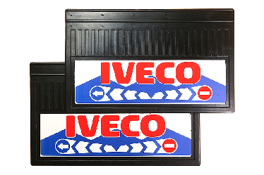 Брызговики задние IVECO 600х400 мм с картинкой 