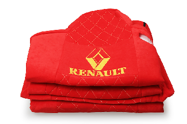 Чехол сиденья стеганый RENAULT-Т (Alicante) Красный