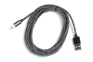 Провод зарядный для iPhone с разъемами USB - Lightning (3 метра)
