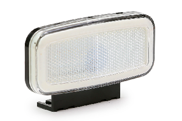Указатель габарита Белый (Маркерный) 24В на кронштейне, неоновый свет с отражателем, квадратный