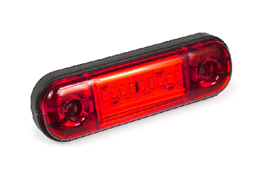 Габарит светодиодный 160 MINI 10 LED Ряд (Красный) 12V