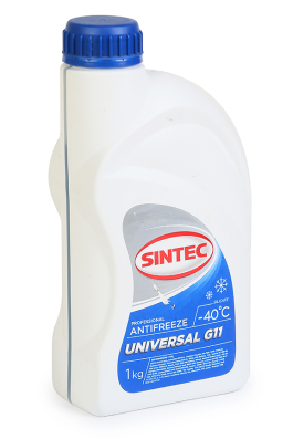 Антифриз SINTEC -40 G11 Universal синий  1кг