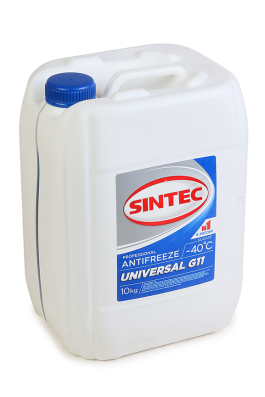 Антифриз SINTEC -40 G11 Universal синий 10кг