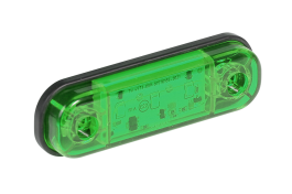 Огонь габаритный ОГ-40 зеленый LED (12/24В) 3 диода