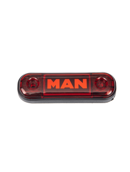 Габарит светодиодный Красный 24В MAN (MINI)