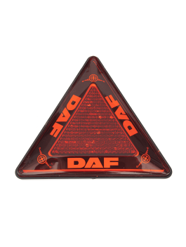 Катафот треугольный светодиодный красный DAF (неон)
