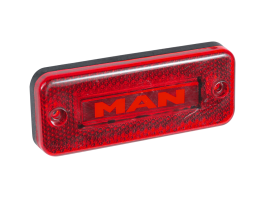Указатель габарита светодиодный Маркерный 24В MAN 163 Красный