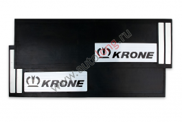 Брызговики длинномеры светоотражающие из 2-х частей KRONE (резина)