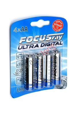 Батарейка FOCUSRAY LR6 АА ULTRA DIGITAL (пальчиковая) 4 шт.
