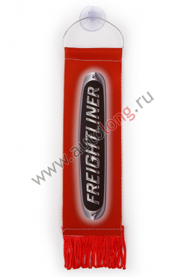Вымпел FREIGHTLINER Красный (5,5х20 см) бахрома