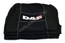 Чехол-сиденья DAF- XF95  XF105 (2 ремня) Черный